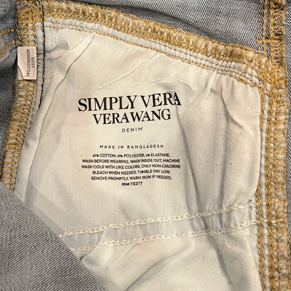 Simply Vera Vera Wang Seamed High-Waisted Skinny Ankle Jeans - Picture 10 of 12